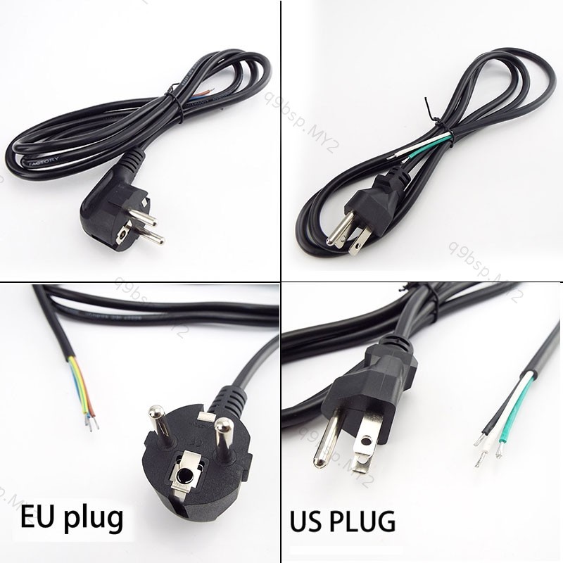 1.5m 2pin AC 110v 240v 3A Power supply adapter Cable Dishwashers wire