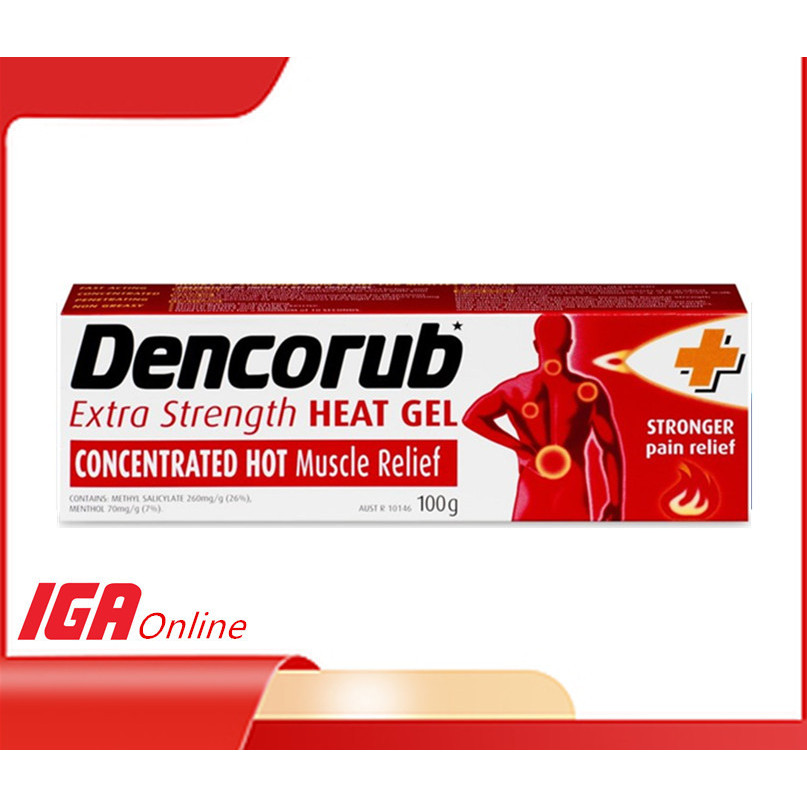 [EXP 06/2028] Dencorub Extra Strength Heat Gel ( 100g ) ( Made in ...