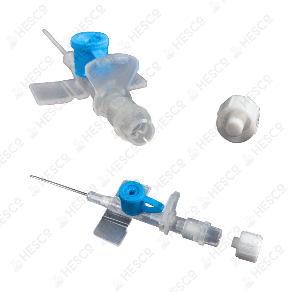 Branula IV Catheter Cannula with Injection Valve 100pcs Kateter IV ...