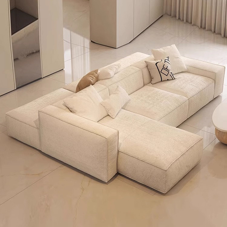 Sofa Fabrik Minimalis Itali Gabungan Belakang-ke-Belakang Blok Tauhu ...