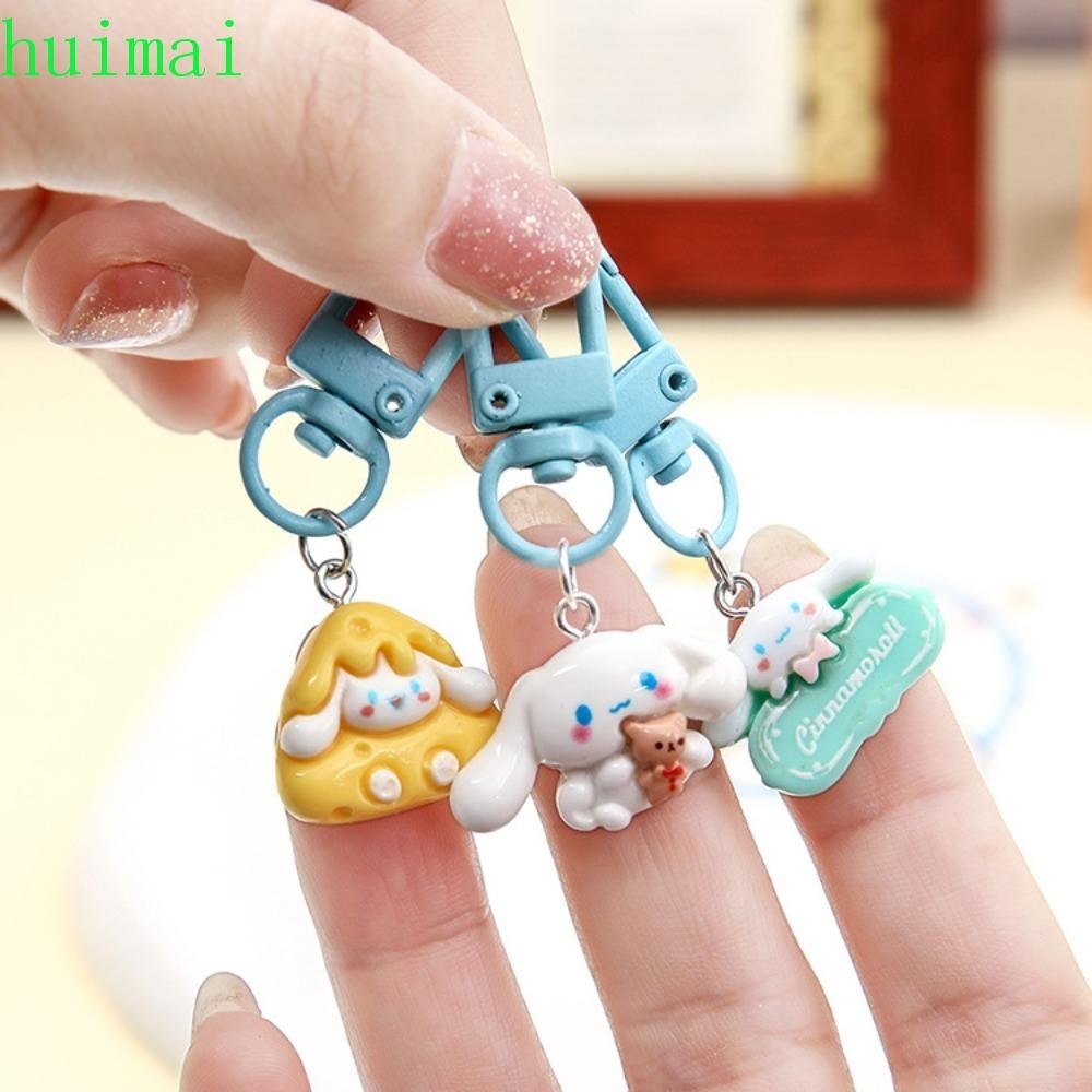 HUIMAI Cinnamoroll Keychain, Cartoon Cheese Loopy Pendant, Funny Little ...