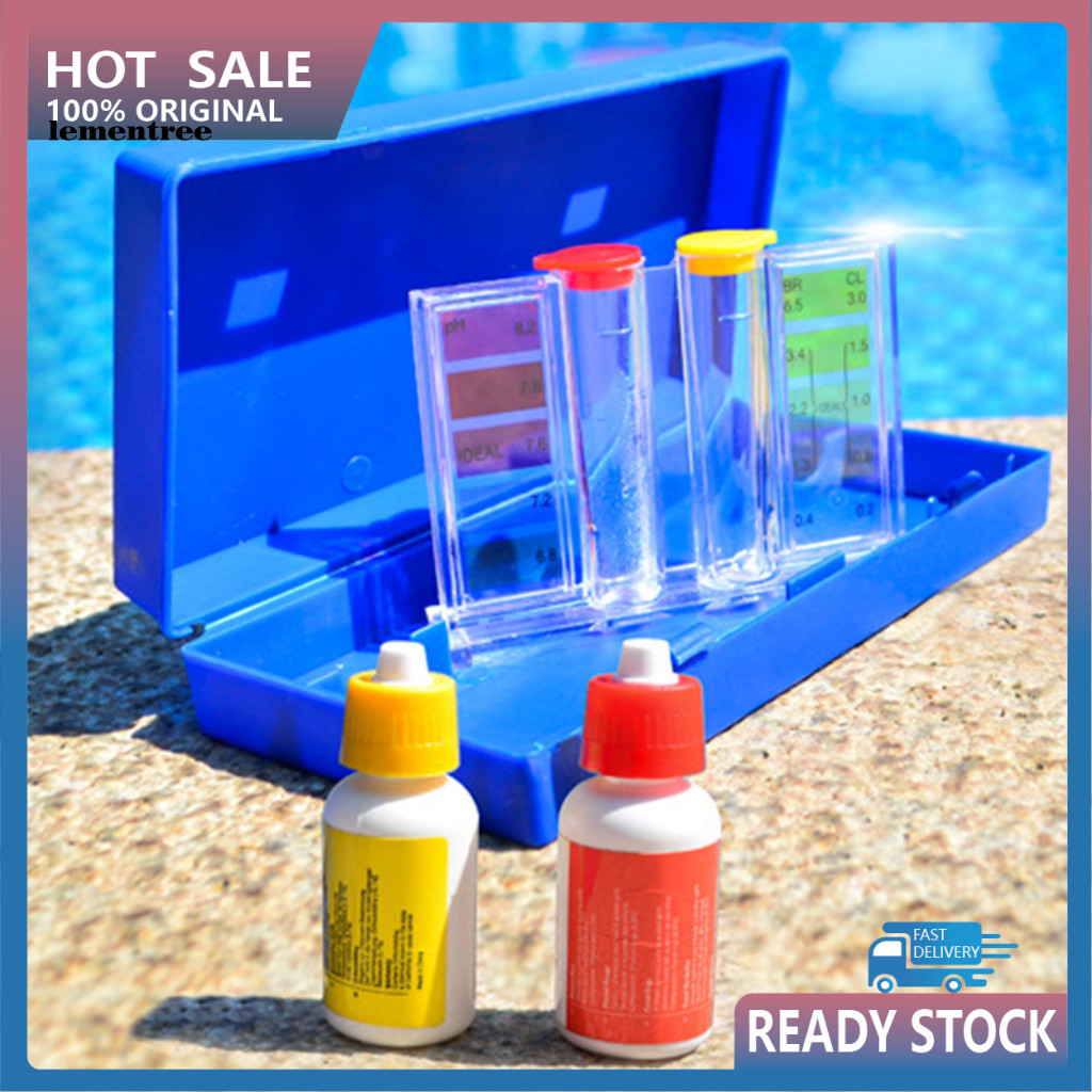 Water Quality Test Kit Precise High Purity Portable Reagent PH Chlorine