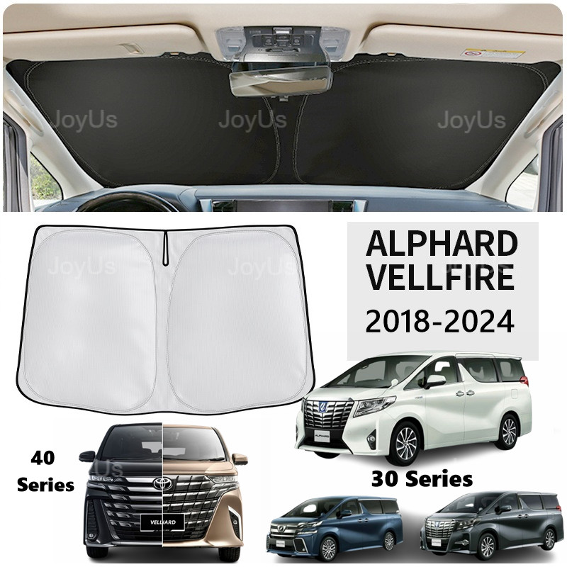 Toyota Alphard Vellfire 30 40 Series (2018-2024) Custom Fit Windscreen ...
