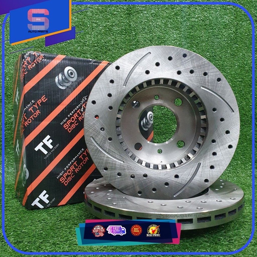 PROTON SAGA BLM/FL/FLX/VVT/SV/SAVVY - DISC ROTOR SPORT SLOTTED ...