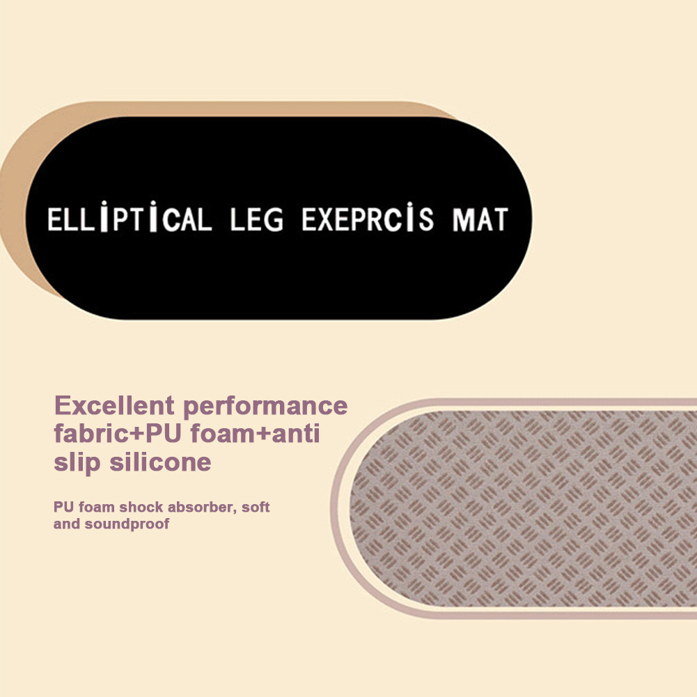 [Hotbrand.my] Ellipse Leg Exerciser Machine Mat Soft Protects The Floor ...