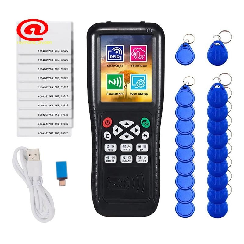 1Set Black RFID Card Copier Reader Writer Smart Card Reader Writer RFID ...