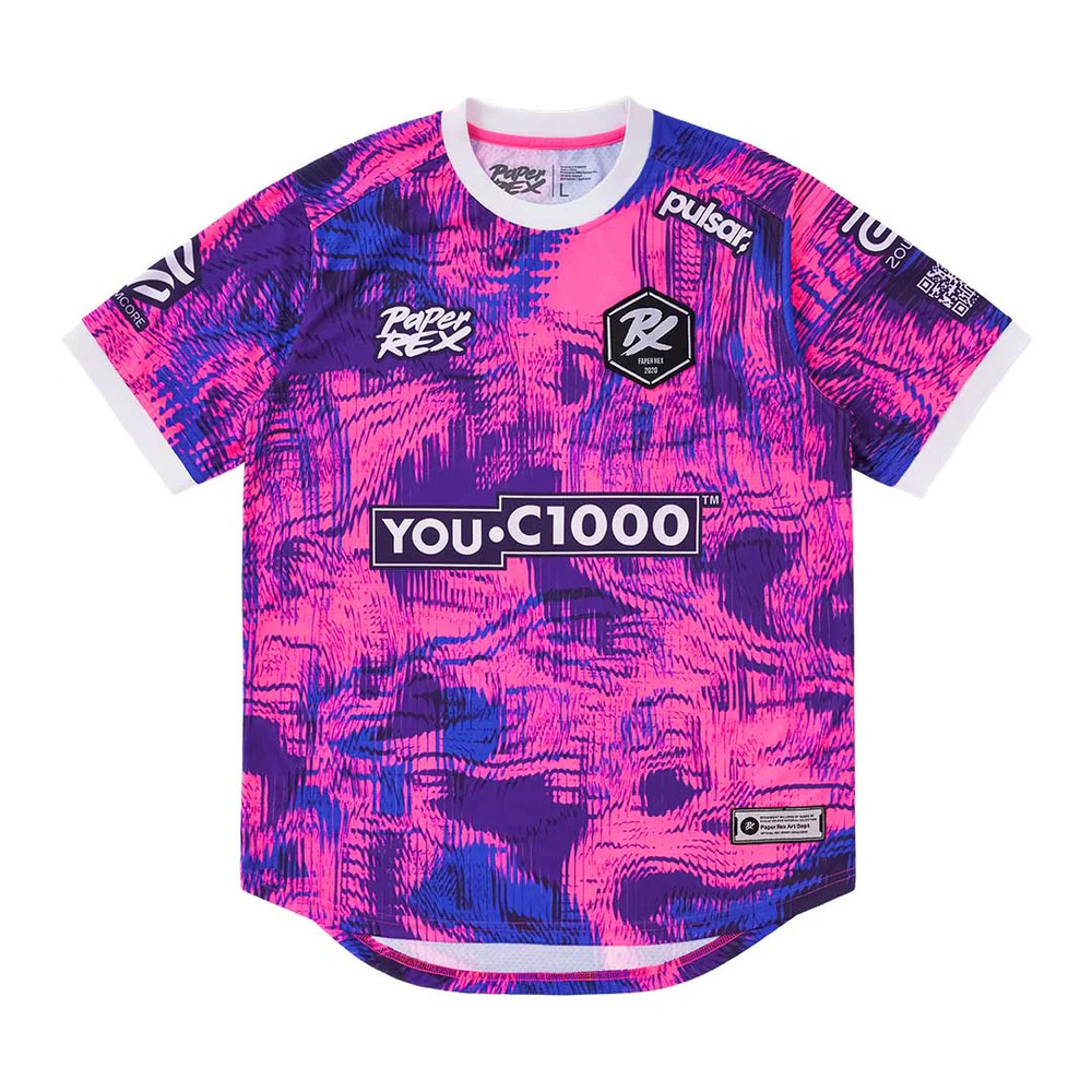 [Customizable] PRX Official Match Jersey 2025/26 DinoGlitch. “Papier ...