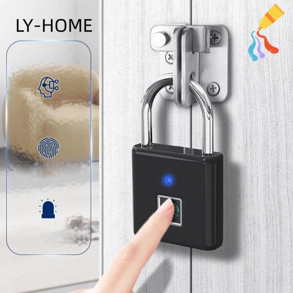 LY-HOME Fingerprint Password Lock, Portable USB Charging Smart ...