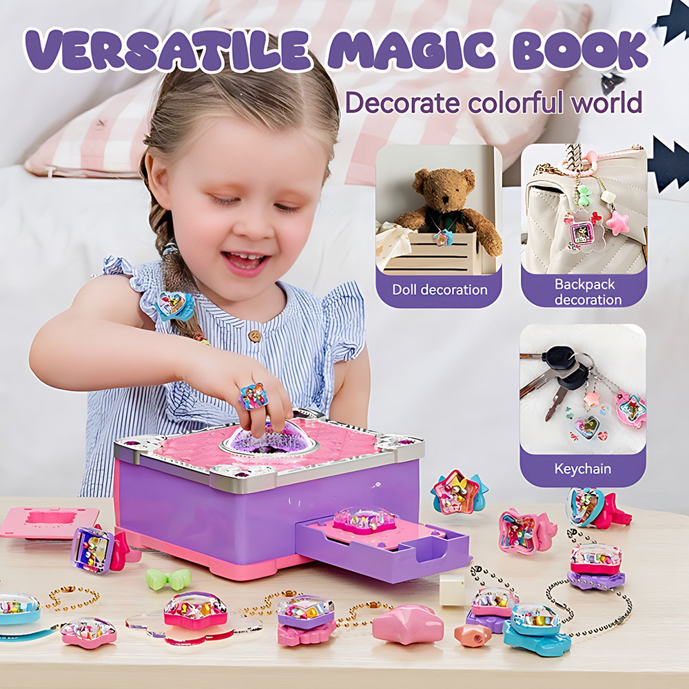 67pcs Pelbagai Magic Book 3D Magic DIY Sticker Machine Children ...