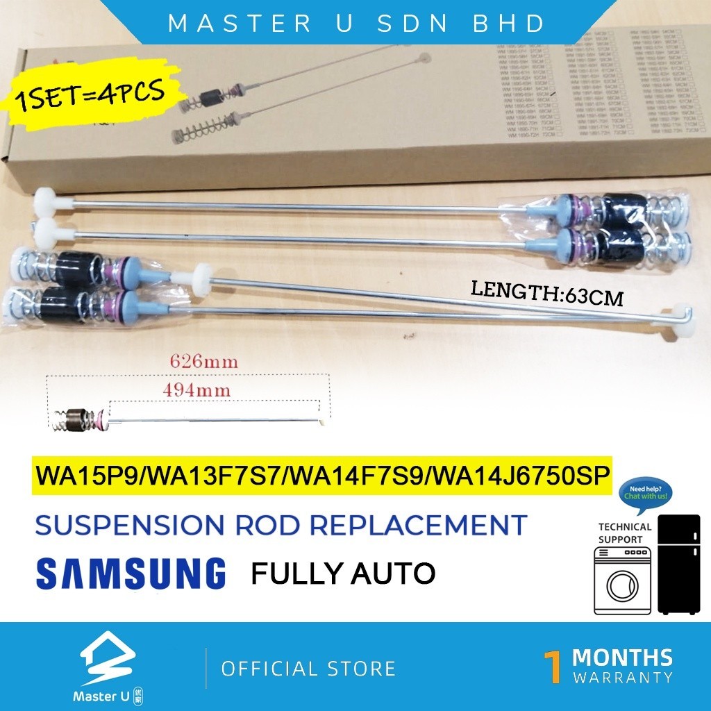 Samsung Suspension Rod Washing Machine Fully Auto 63CM DC9716350N