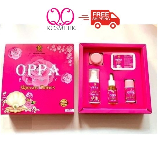 OPPA Set 5in1 Skincare Unisex Limited Edition Beauty Make You Happy ...