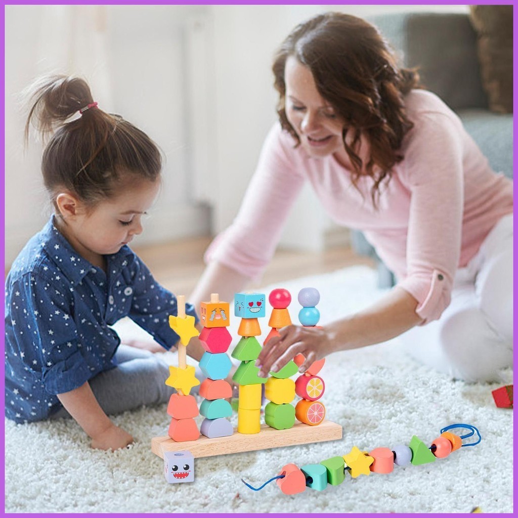 Balance Board Game Stem Building Blocks Balance Blocks Game Preschool