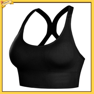 Seamless Push Up Racerback Crop Top For Women Sexy Yoga, Casual
