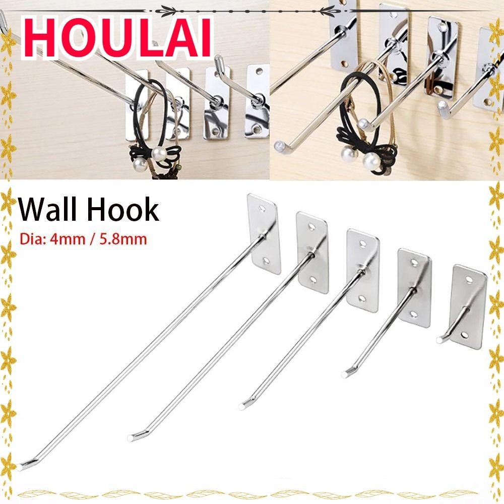 HOULAI 1Pcs Single Line Hook, Durable Steel Wall Hook for Hardware ...