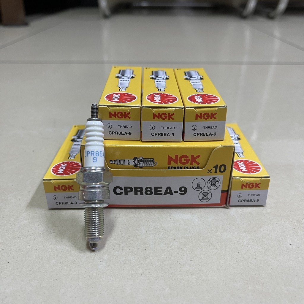 NGK SPARK PLUG CPR8EA-9 CPR8EA9 CPR8EA CPR8 100% ORI YAMAHA LC135 ...