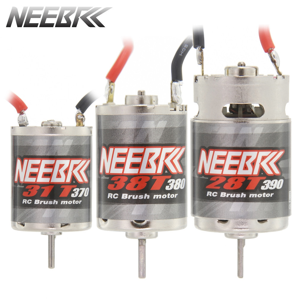 NEEBRC 370 380 390 Brushed Motor DC MOTOR for 1:12 1:14 1:16 RC CRAWLER ...