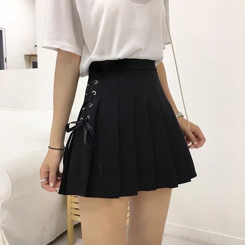2024 New Style Pleated Skirt Women Spring Summer Skirt All-Match Laced ...