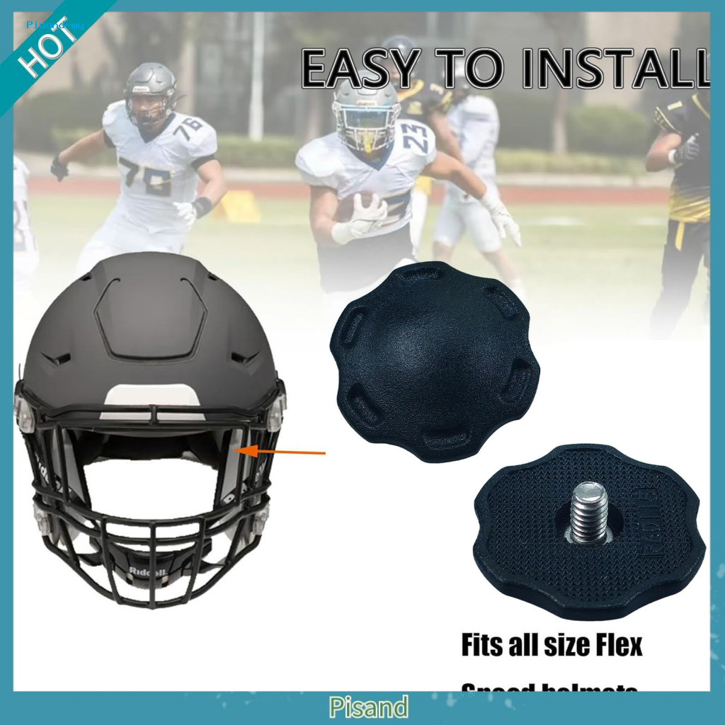 Pisand Small Helmet Screw 2pcs Football Helmet Screw Set for Teens and