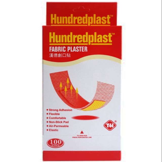 HUNDREDPLAST FABRIC PLASTER 100s/200s | Shopee Malaysia