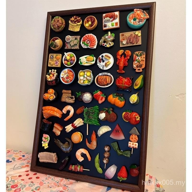 Refrigerator Stickers Display Board Magnetic Makeup Wall Retro Message ...