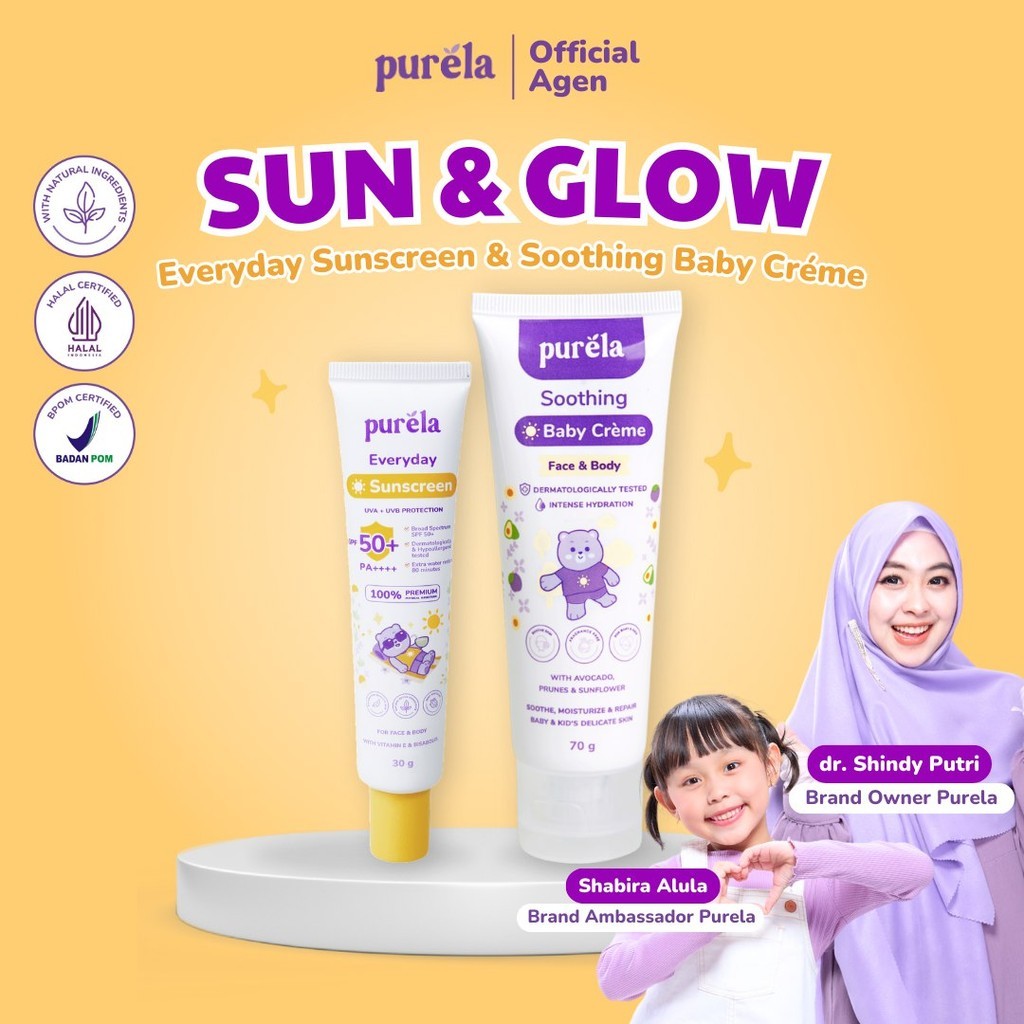 Purela SUN & GLOW Purela Everyday Sunscreen SPF 50+ PA++++ 30 gr ...