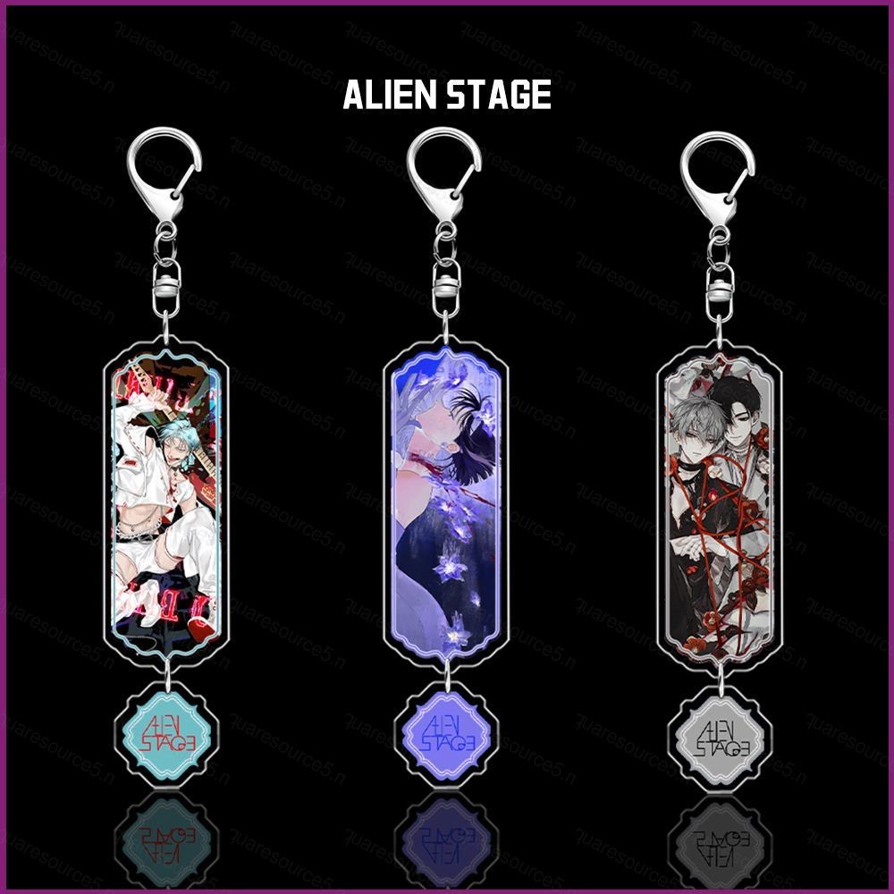 【LG】 ALIEN STAGE Cartoon Acrylic Keychain Backpack Pendant SUA LUKA ...