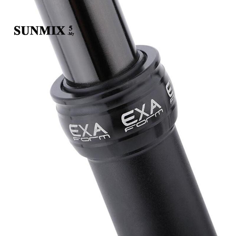[ Road Mountain Bike Dropper Post Seatpost Adjustable Aluminum Alloy Travel 100mm for Folding