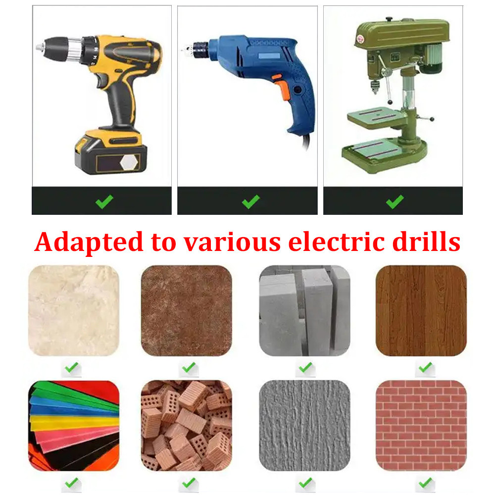 VOKTTA High Hardness Eccentric Drill Precision Drilling 6/8/10/12mm ...