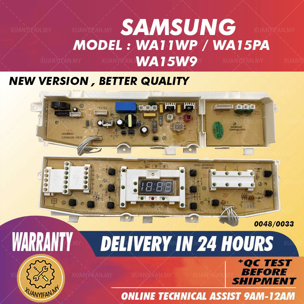 WA11WP / WA15PA / WA15W9 Samsung washing machine PCB board (CONTROL ...