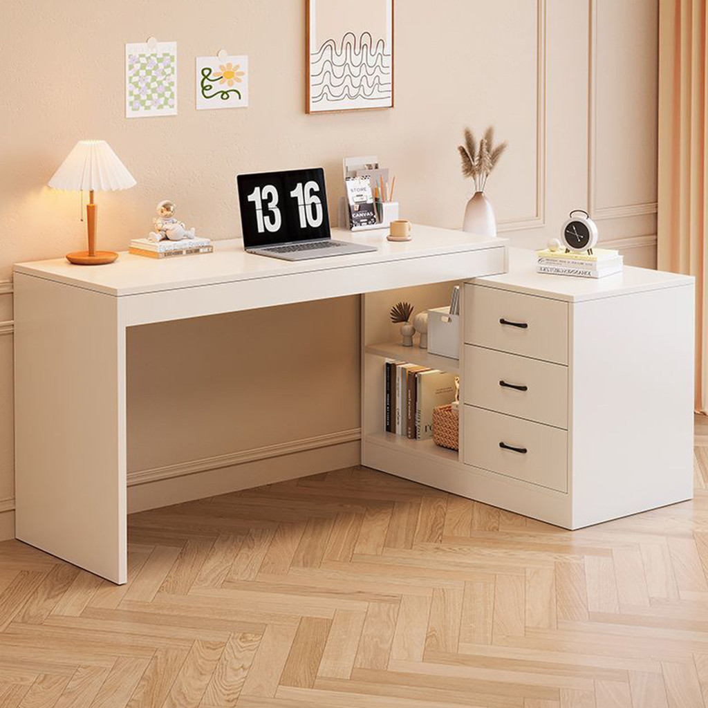 F&F : Leonard study table with drawer/meja belajar/meja study/computer ...