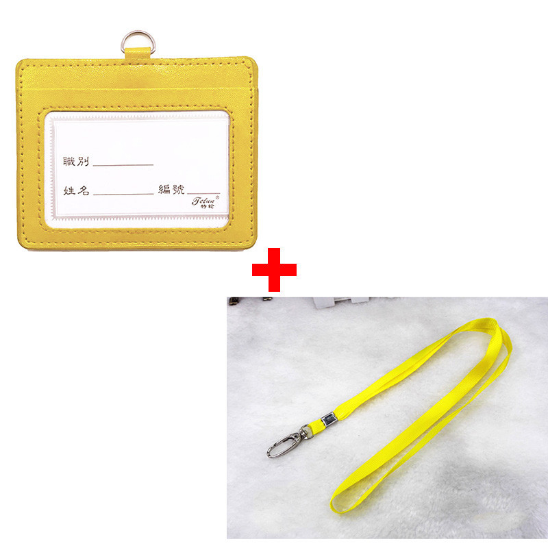 Work Card Exhibition Office Business Strap Neck Holder ID Badge Pass ...