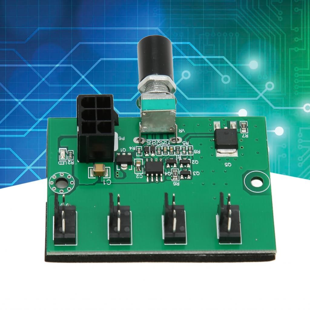 1buycart Chassis Fan Speed Controller Easy To Install PC Hub Strong ...
