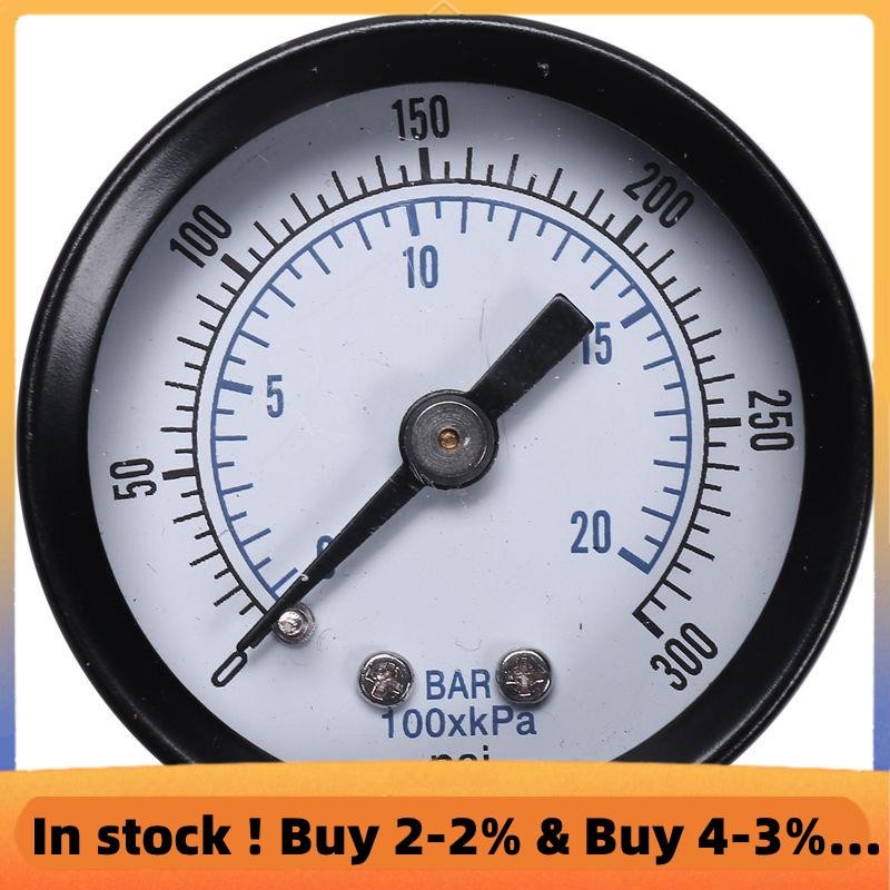 -40 1/8 Inch Mini Pressure Gauge For Fuel Air Oil Liquid Water 0-20Bar ...