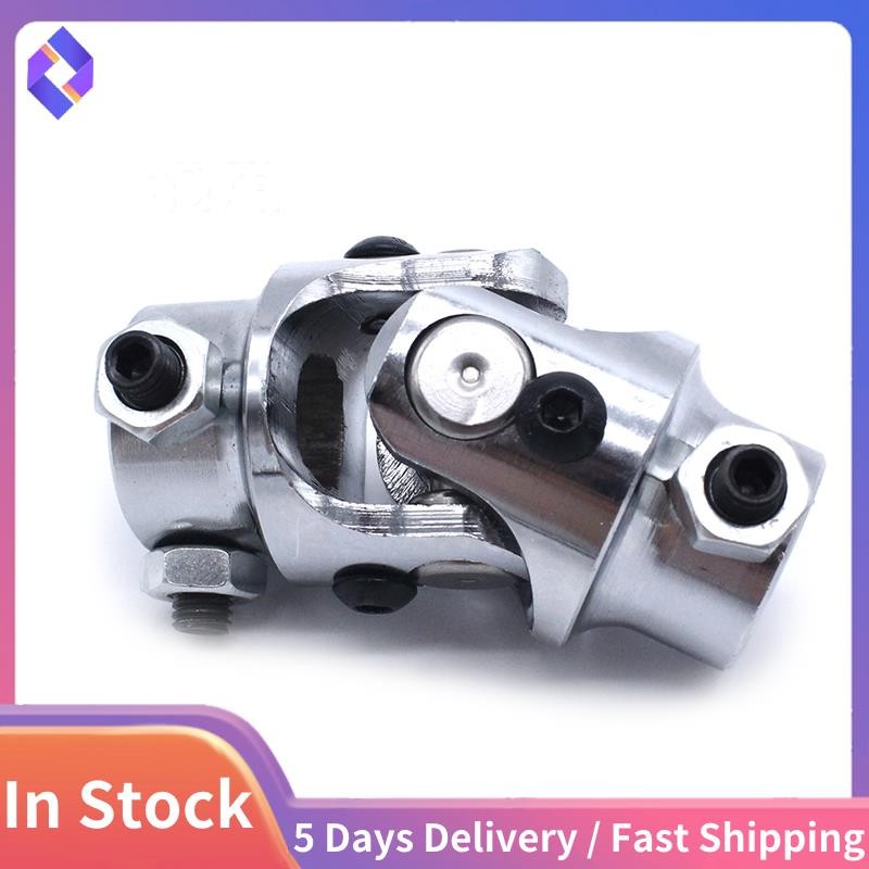 Gearhead Steering Shaft U-Joint, 3/4-36 Spline X 3/4 Round, Black Powder Coated