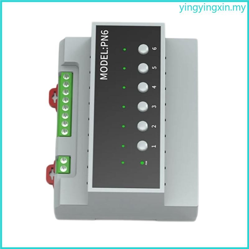 YIN 6 Channel Relays Switches Module Remote Control Switches Controller ...