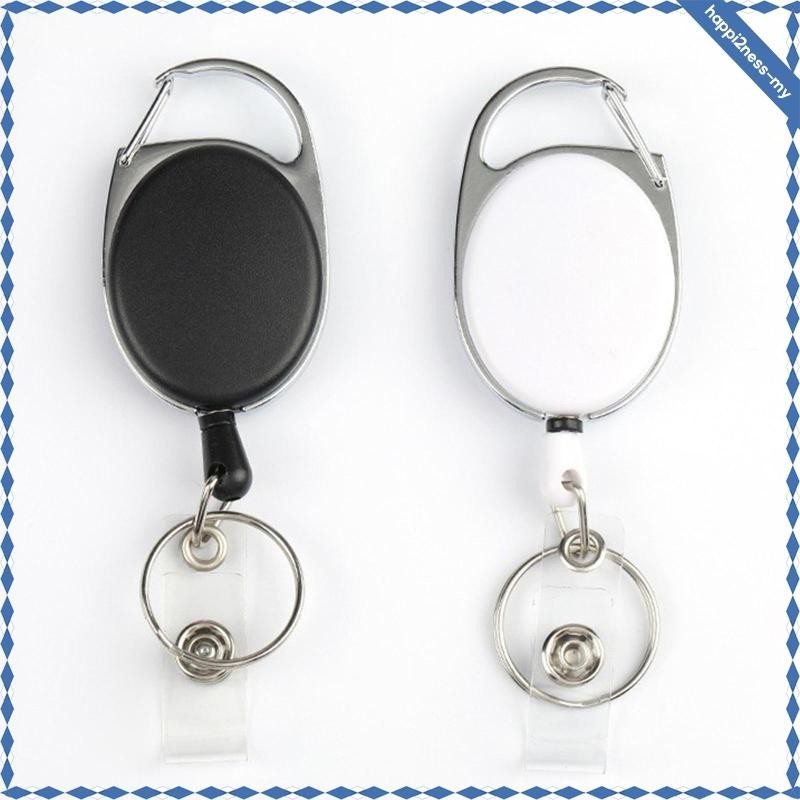 [Happi2nessMY] Retractable Keyring Badge Holder ID Card Key Holder