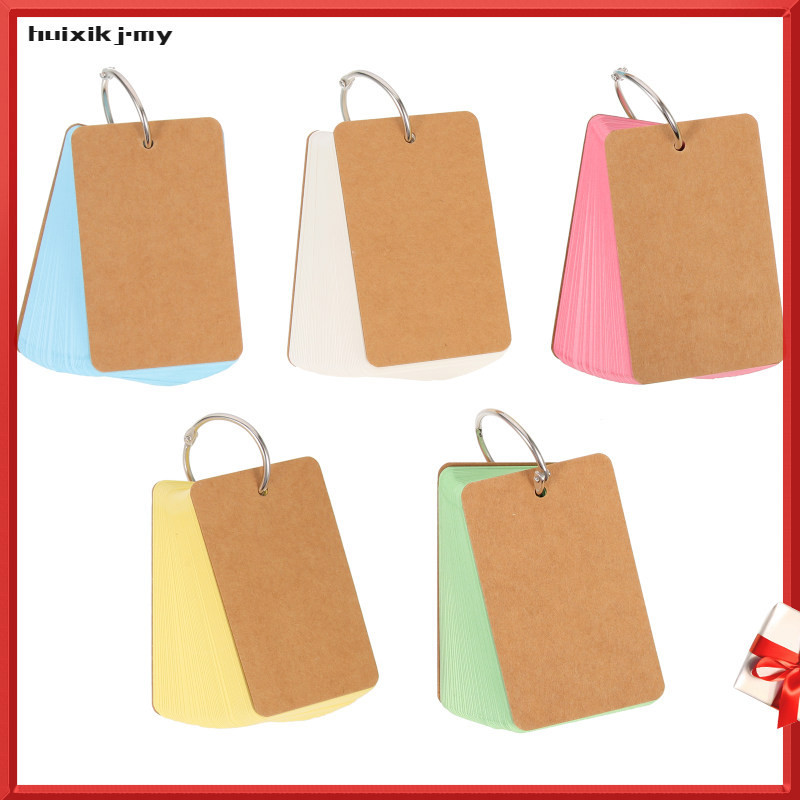 Ruled Flash Cards Blank Notebooks Hole Punched Flashcards Stock