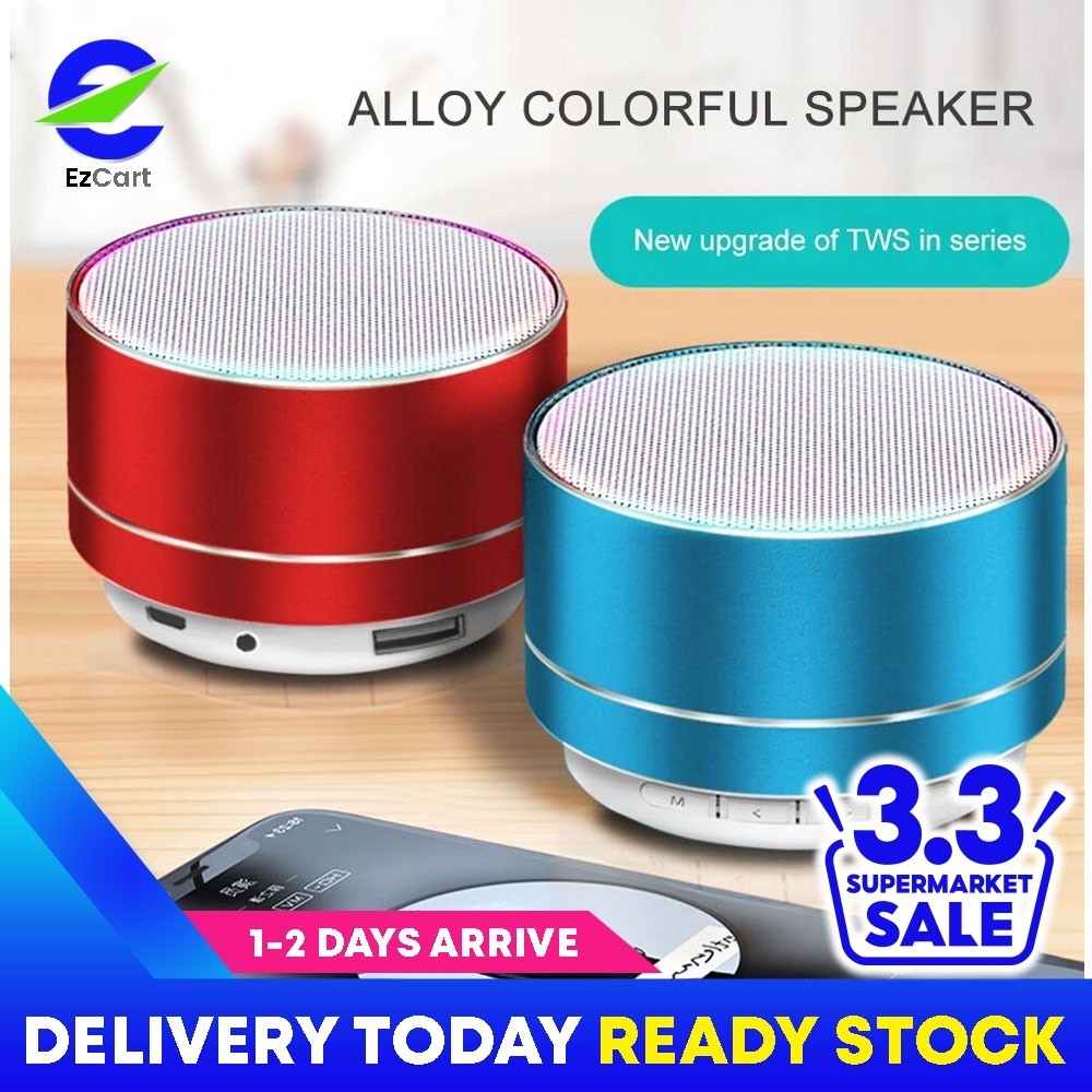 A10 Mini Metal Wireless Subwoofer Bluetooth Speaker Personal Steel TF ...