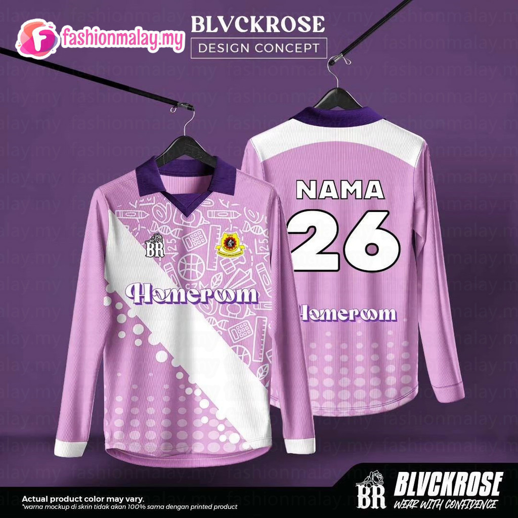 New Design Baju Jersey Murah T Shirt Lengan Panjang Perempuan Lelaki