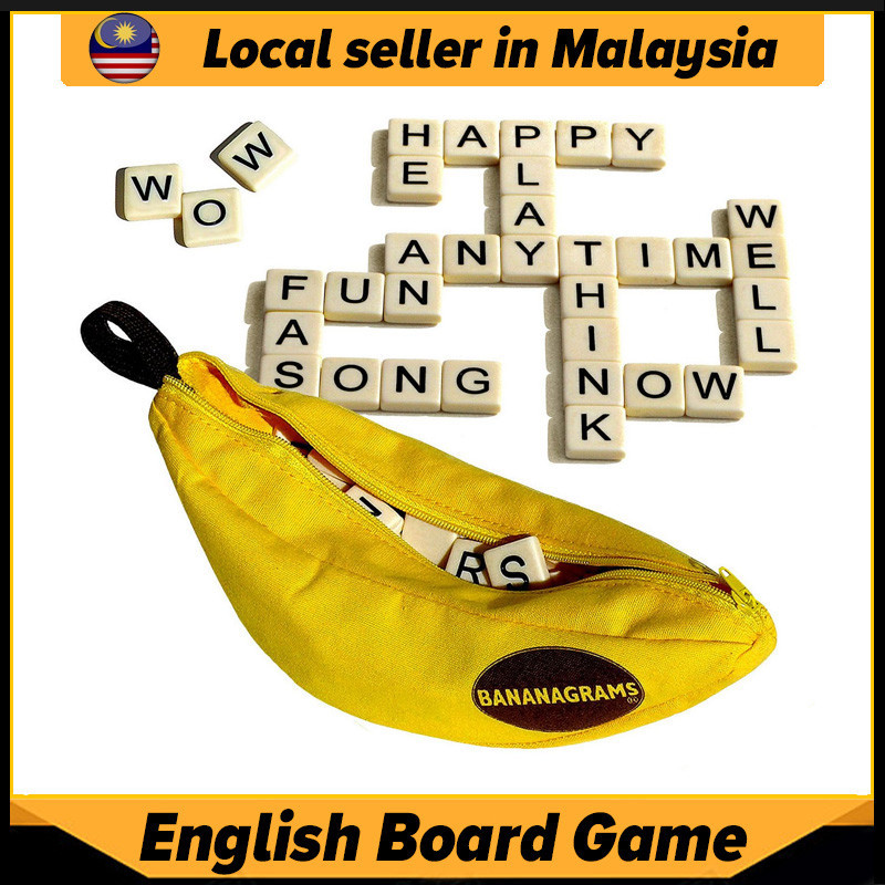 Bananagrams Crossword Game Alphabet Educational Game Family Fun Game