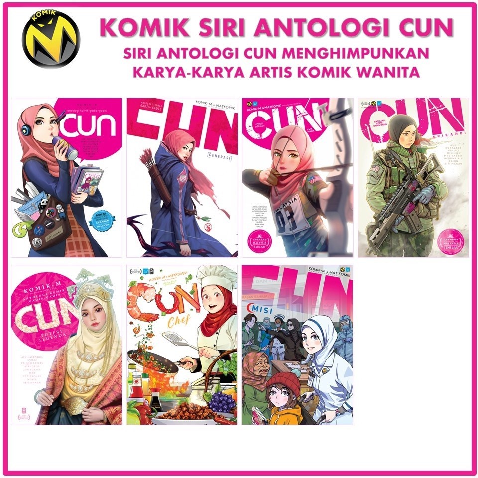 Siri Komik Cun: Antologi Komik Gadis-Gadis Cun | Shopee Malaysia