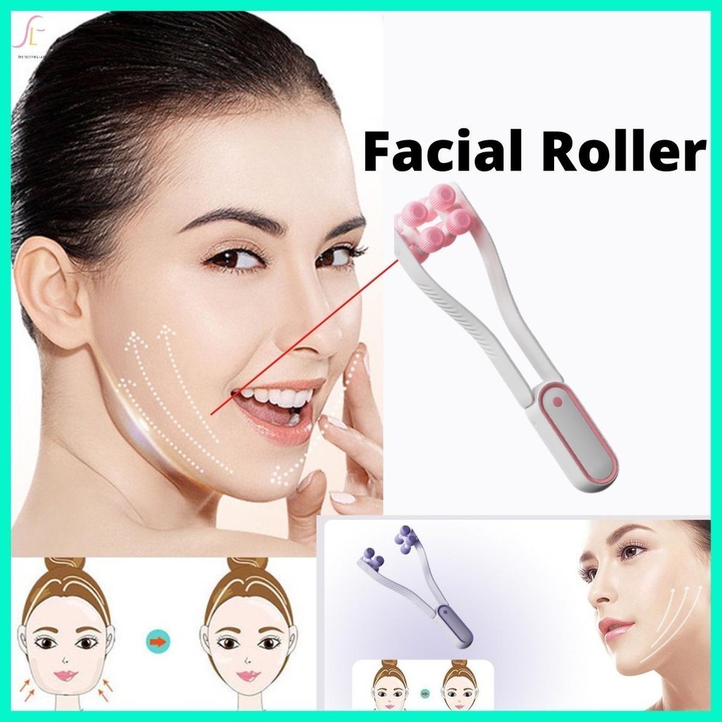 face massager tools manual massage roller for face alat urut muka ...