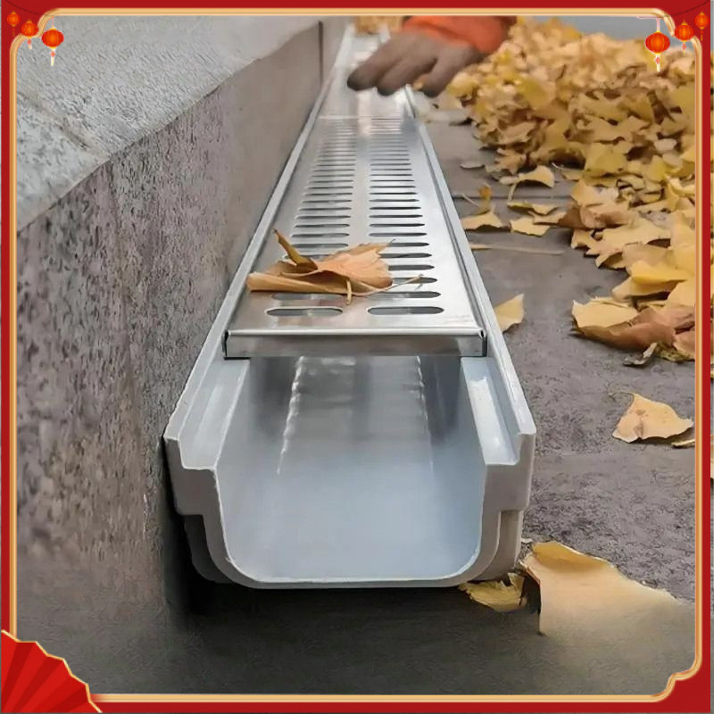 Finished Product Drain Groove u-Shaped Household Courtyard Drain Groove ...