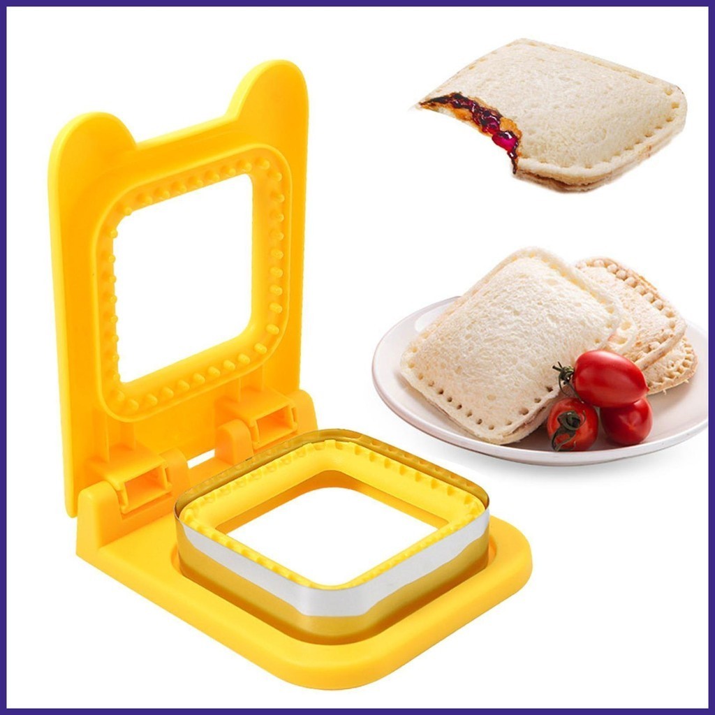 Sandwich Cutters for Kids Lunch Square Sandwich Press Mold Square