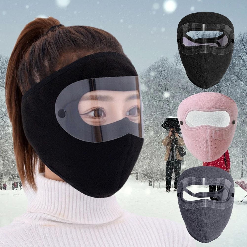 Warm Winter Hat Full Windproof Anti-Dust Face Mask For Cycling