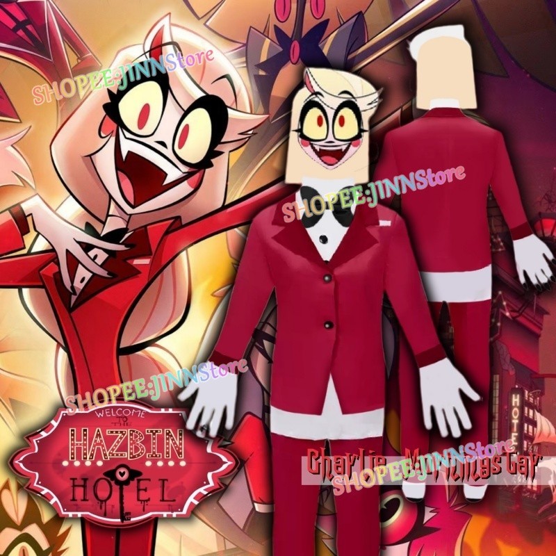 - Jinn - High Quality Animation Hazbin Hotel Stage Costume Bodysuit For 