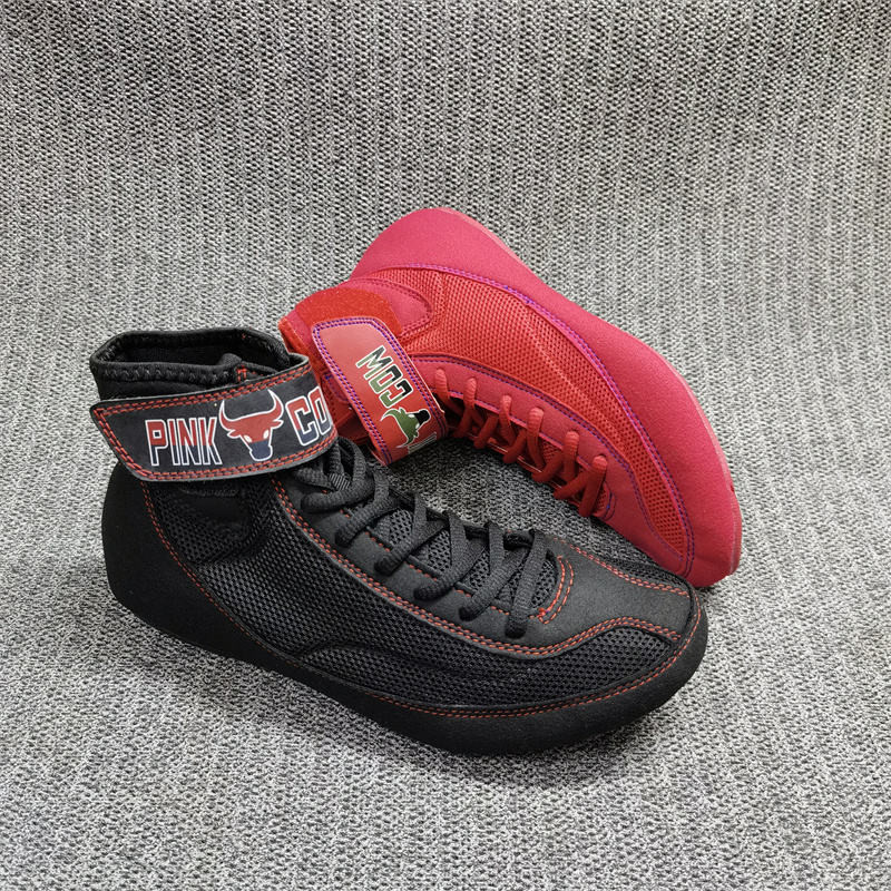 [2024 New] Fitness Fighting Sanda Shoes Boxing Shoes Wrestling Shoes