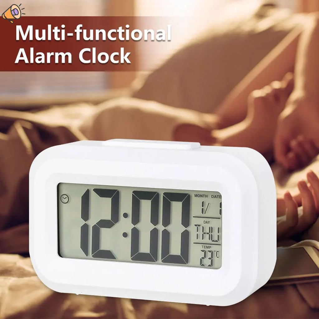 Electronic Digital Clock Simple Portable Mini Light Thin Table Clocks ...
