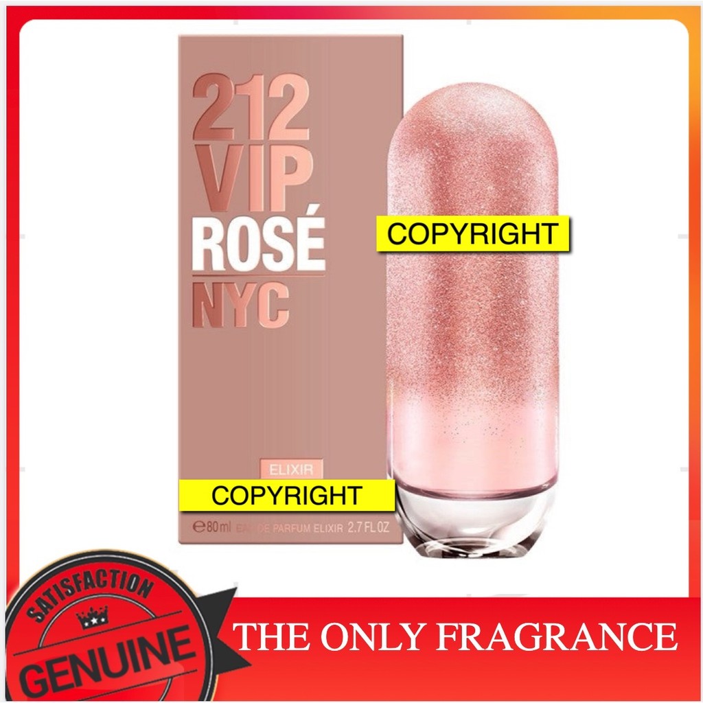 Carolina Herrera 212 VIP Rose Elixir Eau de Parfum [ Original Perfume ...