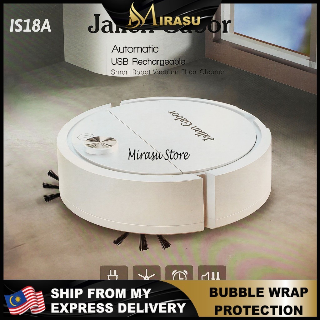 Jallen Gabor IS18A Robotic Smart Vacuum Usb Noise Reduction Rechargable ...